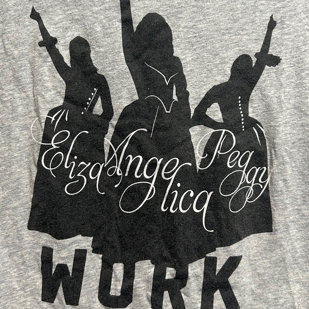 Hamilton Schuyler Sisters Work TShirt - size small